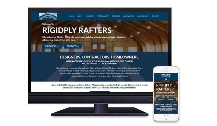 Rigidply Rafters website