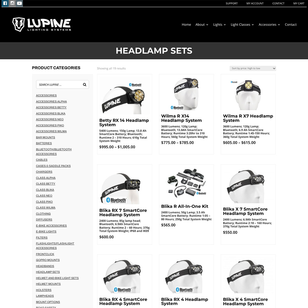 Lupine Product Page
